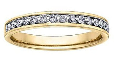 Yellow Gold Diamond Band.