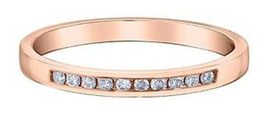 Rose Gold Diamond Band.