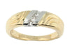 Yellow Gold Diamond Band.