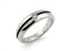 White Gold Diamond Mens Band.