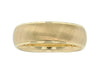 Yellow Gold Brushed Band. 5.5mm Wide.