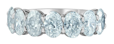 White Gold Lab-Grown Diamond Band.