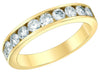 Yellow Gold Lab-Grown Diamond Band.