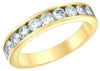 Yellow Gold Lab-Grown Diamond Band.