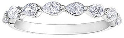 White Gold Diamond Band.