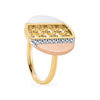 Tri-Gold Diamond Ring.