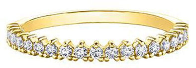 Yellow Gold Canadian Diamond Ring.