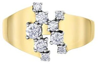 Yellow Gold Diamond Ring.