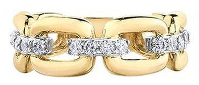 Yellow Gold Diamond Ring.