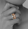Tri-Gold Diamond Ring.