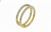 Yellow Gold Diamond Jacket Band.