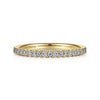 Yellow Gold Diamond Band.