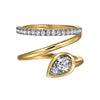 Yellow Gold Diamond Ring.
