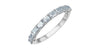 White Gold Lab-Grown Diamond Ring.