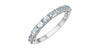 White Gold Lab-Grown Diamond Ring.