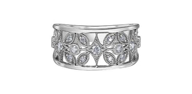 White Gold Diamond Ring.