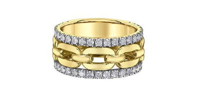 Yellow Gold Diamond Ring.