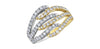 Yellow Gold, White Gold Diamond Ring.