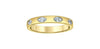 Yellow Gold Lab-Grown Diamond Ring.