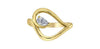 Yellow Gold Lab-Grown Diamond Ring.