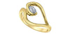 Yellow Gold Lab-Grown Diamond Ring.