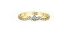 Yellow Gold Diamond Band.