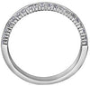 White Gold Diamond Band.