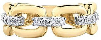 Yellow Gold Diamond Ring.