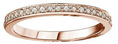 Rose Gold Diamond Band.