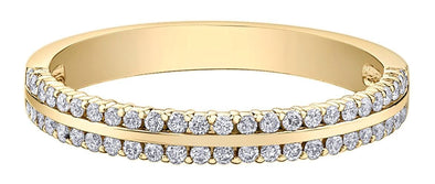 Yellow Gold Diamond Band.