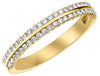 Yellow Gold Diamond Band.