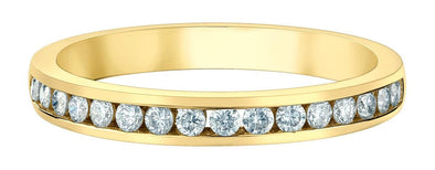 Yellow Gold Lab-Grown Diamond Band.