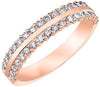 Rose Gold Diamond Ring.