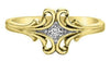 Yellow Gold Diamond Ring.
