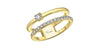 Yellow Gold Canadian Diamond Ring.