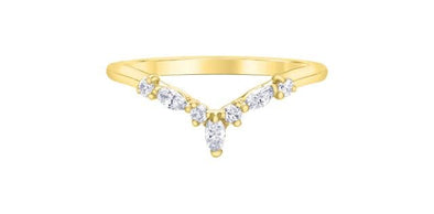 Yellow Gold Diamond Ring.