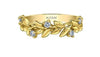 Yellow Gold Canadian Diamond Ring.