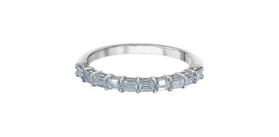 White Gold Lab-Grown Diamond Ring.