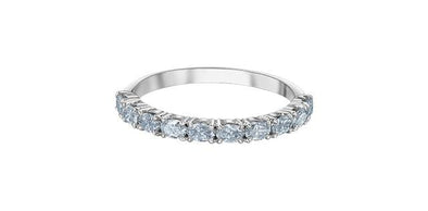 White Gold Lab-Grown Diamond Ring.