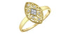 Yellow Gold Diamond Ring.