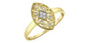 Yellow Gold Diamond Ring.