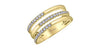 Yellow Gold Canadian Diamond Ring.