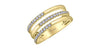 Yellow Gold Canadian Diamond Ring.