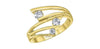 Yellow Gold Canadian Diamond Ring.