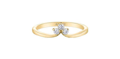 Yellow Gold Canadian Diamond Ring.