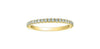 Yellow Gold Lab-Grown Diamond Band.