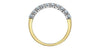 Yellow Gold Lab Grown Diamond Band.