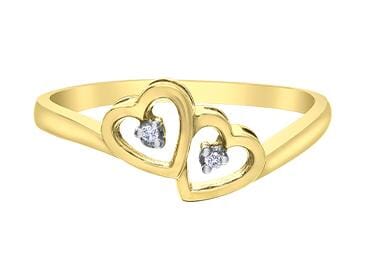 Yellow Gold Diamond Ring.