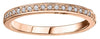 Rose Gold Diamond Band.