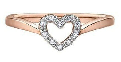 Rose Gold Diamond Ring.